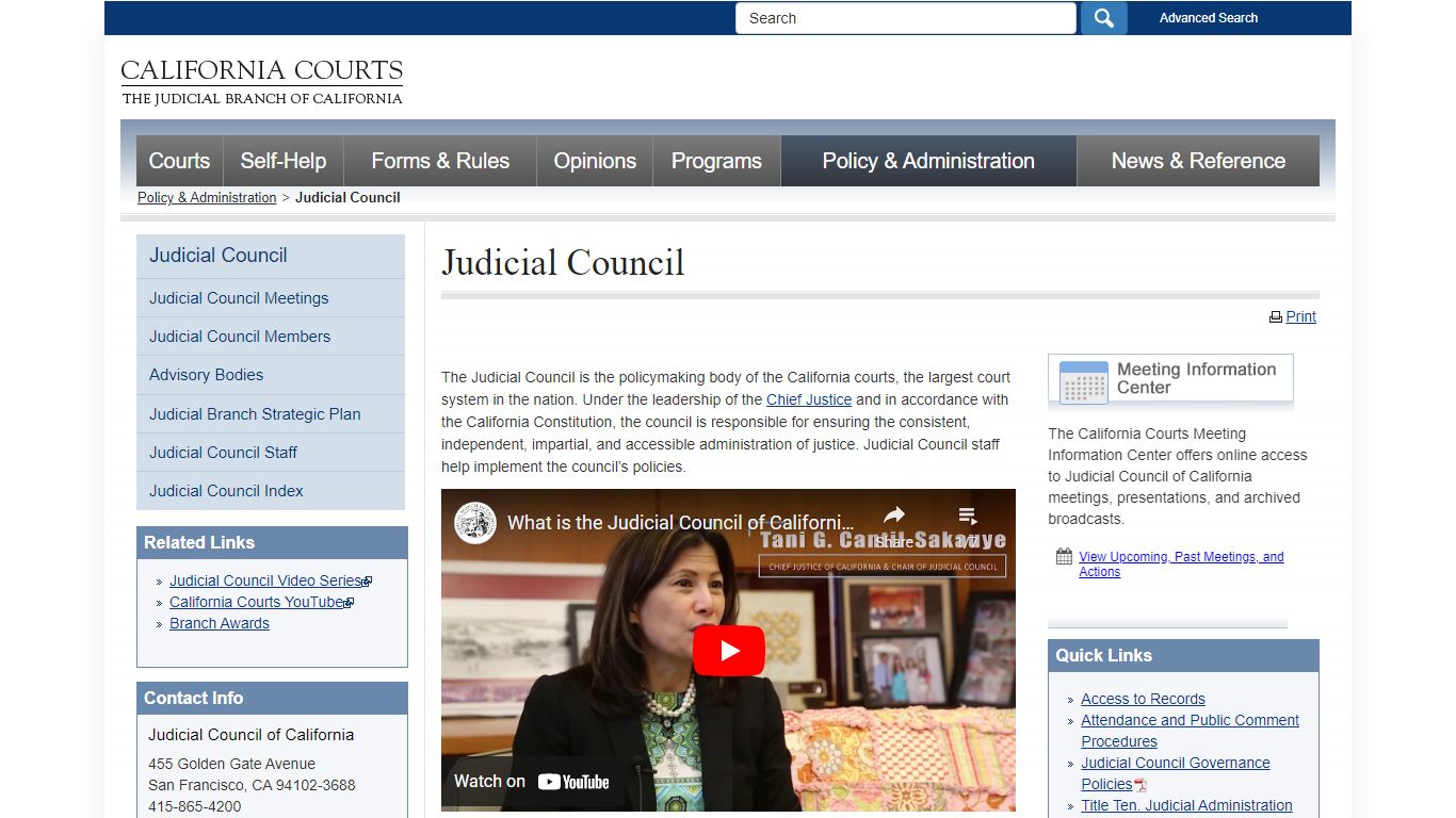 Judicial Council - judicial_council - California